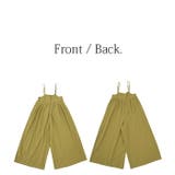 サロペット レディース コットンキャミサロペットワイドパンツサロペ | and it | 詳細画像14