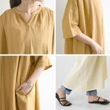 インドコットンリネンシャツワンピース ワンピース ロング | and it | 詳細画像13