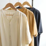 インドコットンリネンシャツワンピース ワンピース ロング | and it | 詳細画像9