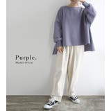 ボリュームスリーブゆる裏起毛プルオーバー あったか 裏起毛 | and it | 詳細画像13
