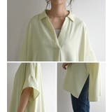 オーバーサイズスキッパーシャツ シャツ レディース | and it  | 詳細画像17 