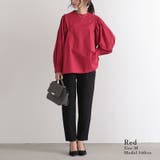 ポプリンデザインショルダーブラウス ブラウス レディース | and it  | 詳細画像8 