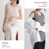 凄く透けない大人カワイイクルーネックタンクトップ インナー タンクトップ | and it | 詳細画像7