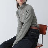 ウォッシャブルタートルネックリブニット ニット レディース | and it | 詳細画像11