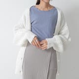 起毛リブメロークルーネックカットソー レディース 秋冬 | and it | 詳細画像13