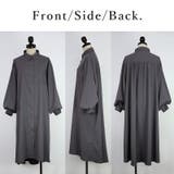 スパンブロードボリュームスリーブシャツワンピース シャツワンピ レディース | and it  | 詳細画像13 