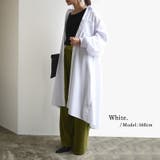 スパンブロードボリュームスリーブシャツワンピース シャツワンピ レディース | and it  | 詳細画像7 