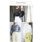 コットンボイルギャザードルマンブラウス ブラウス レディース | and it | 詳細画像4