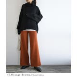 セミワイドリブニットパンツ パンツ レディース | and it  | 詳細画像8 