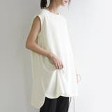 防汚加工ノースリーブチュニック ブラウス レディース | and it  | 詳細画像6 