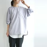 防汚加工ユニセックス長袖プルオーバー トップス レディース | and it  | 詳細画像9 