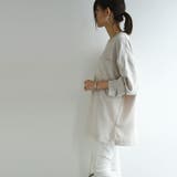 防汚加工ユニセックス長袖プルオーバー トップス レディース | and it  | 詳細画像10 