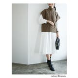 タートルケーブルニットベスト ニット ベスト | and it | 詳細画像11