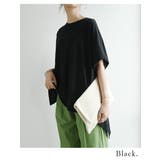 コットンスラブイレギュラーヘムカットソー カットソー レディース | and it  | 詳細画像10 