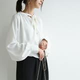 防汚加工リボンブラウス トップス ブラウス | and it | 詳細画像12