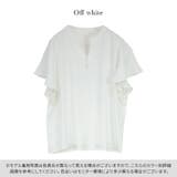 防汚加工フレンチスリーブフリルブラウス ブラウス レディース | and it | 詳細画像2
