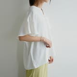 防汚加工フレンチスリーブフリルブラウス ブラウス レディース | and it | 詳細画像12