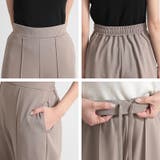 着丈が選べる!カットツイルセンタープレスストレッチパンツ パンツ レディース | and it | 詳細画像16