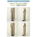着丈が選べる!カットツイルセンタープレスストレッチパンツ パンツ レディース | and it | 詳細画像19