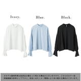 チュールスリーブハイネックブラウス ブラウス レディース | and it  | 詳細画像2 