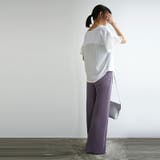 異素材切替ティアード袖プルオーバー トップス レディース | and it | 詳細画像13