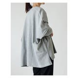 Vネックスウェットワイドカーディガン カーディガン レディーストップス | and it  | 詳細画像13 