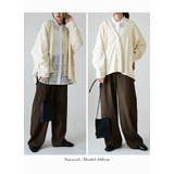 Vネックスウェットワイドカーディガン カーディガン レディーストップス | and it  | 詳細画像14 