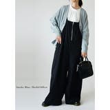 Vネックスウェットワイドカーディガン カーディガン レディーストップス | and it  | 詳細画像7 