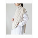 コットンニットタートルワイドベスト ベスト レディース | and it  | 詳細画像6 