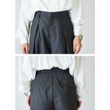 タックワイドパンツ パンツ レディース | and it | 詳細画像17