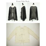 2wayストライプメッシュリボンカーディガン トップス レディース | and it  | 詳細画像19 