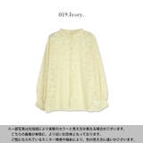 シアー素材バンドカラーブラウス ブラウス レディース | and it | 詳細画像2