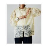 シアー素材バンドカラーブラウス ブラウス レディース | and it | 詳細画像6