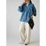 シアージャガードオーバーシャツ シャツ レディース | and it  | 詳細画像12 