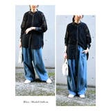 裾タックバルーンイージーデニムパンツ デニム レディース | and it | 詳細画像11