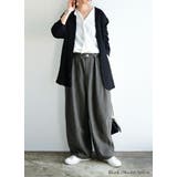 裾タックバルーンイージーデニムパンツ デニム レディース | and it | 詳細画像12