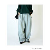 裾タックバルーンイージーデニムパンツ デニム レディース | and it | 詳細画像7