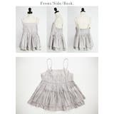 シャイニーサテンキャミソールビスチェ キャミ レディース | and it | 詳細画像16