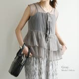 オーガンジーフリルブラウス ブラウス レディース | and it  | 詳細画像11