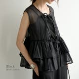 オーガンジーフリルブラウス ブラウス レディース | and it  | 詳細画像13