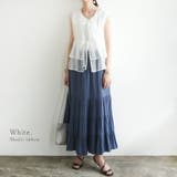 オーガンジーフリルブラウス ブラウス レディース | and it  | 詳細画像6