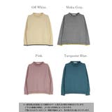 洗えるロールネック配色ニット ニット レディース | and it | 詳細画像2