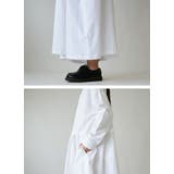 麻混フリルネックシャツワンピース ワンピース レディース長袖 | and it | 詳細画像15