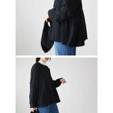 ネルフレア切替ノーカラーブラウス ブラウス レディース | and it | 詳細画像10