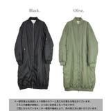 中綿裏ボアロング丈MA 1デザインコート アウター | and it | 詳細画像2