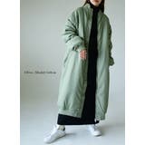 中綿裏ボアロング丈MA 1デザインコート アウター | and it | 詳細画像13