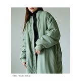 中綿裏ボアロング丈MA 1デザインコート アウター | and it | 詳細画像16