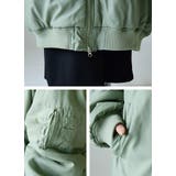 中綿裏ボアロング丈MA 1デザインコート アウター | and it | 詳細画像20