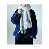 フェイクウールボリュームフリンジマフラー マフラー レディース | and it | 詳細画像7