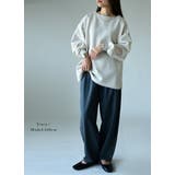 シアー切替スクーバワイドプルオーバー プルオーバー レディース | and it | 詳細画像14